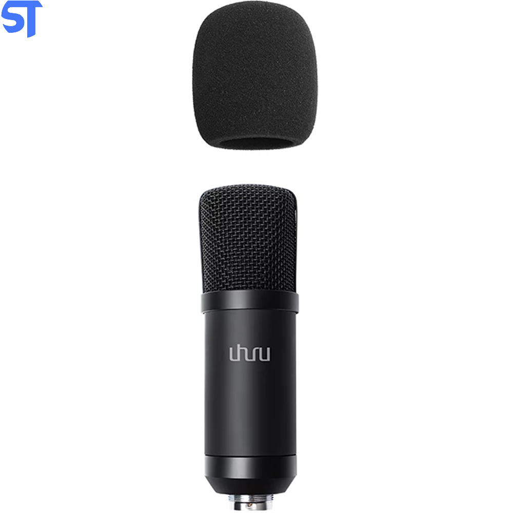 Microfone Condensador Uhuru Xlr, Profissional, Para Estúdio, Kit De Podcasts, Transmissões E Gravações De Youtube